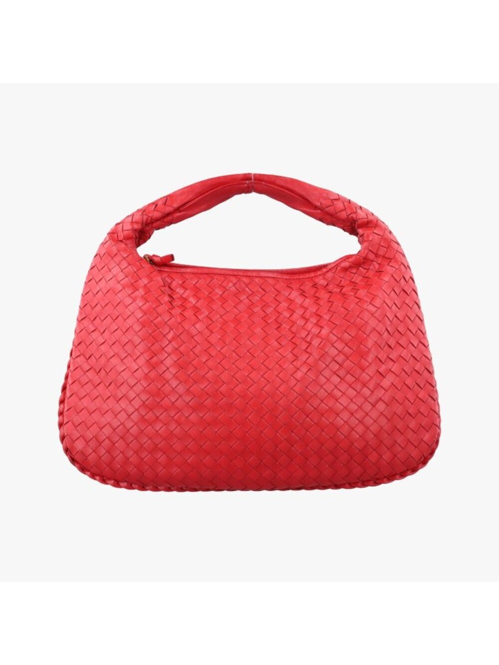 Bottega Veneta Intrecciato Red Lambskin